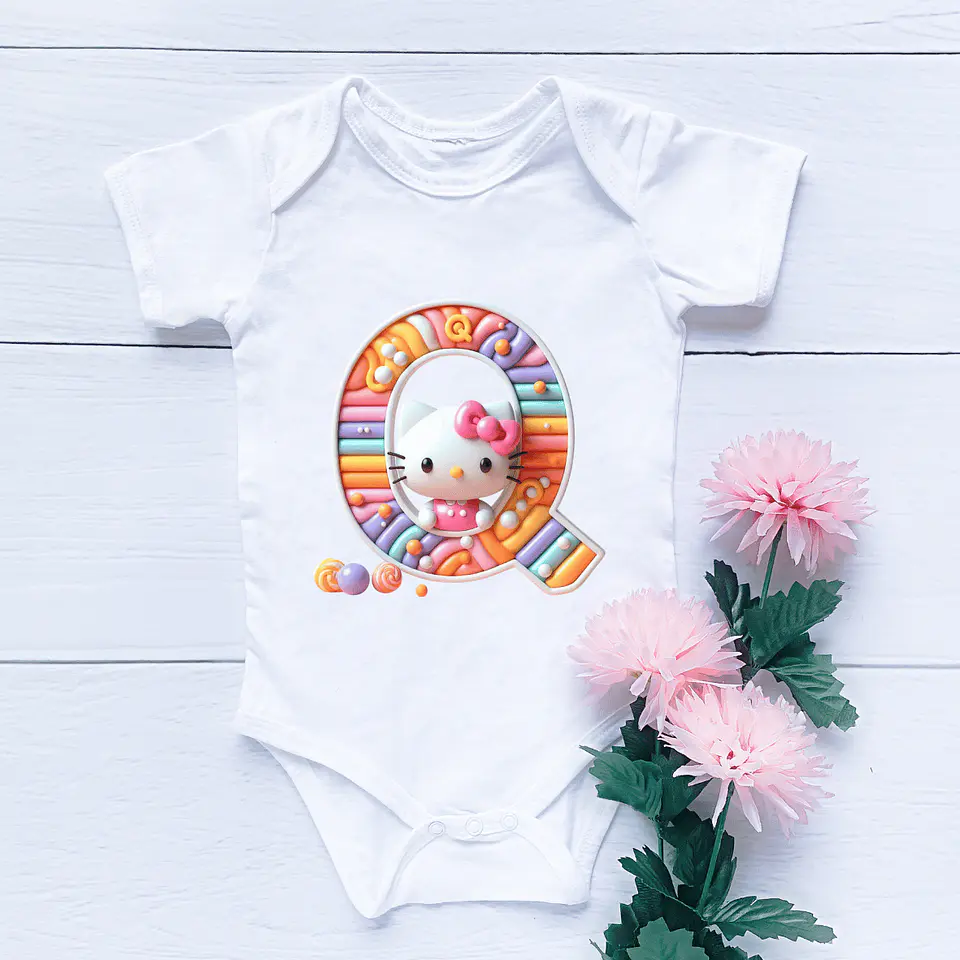 Body Hello Kitty Com Letras 17