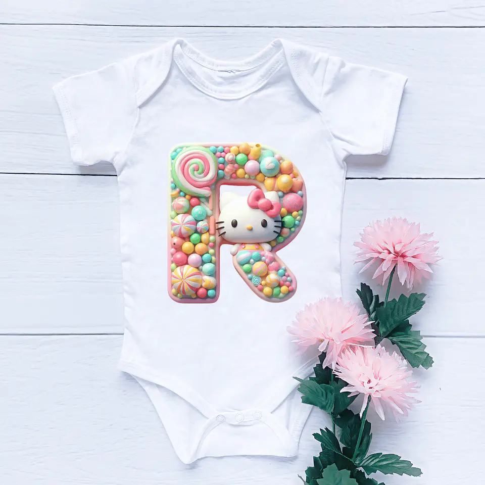 Body Hello Kitty Com Letras 18
