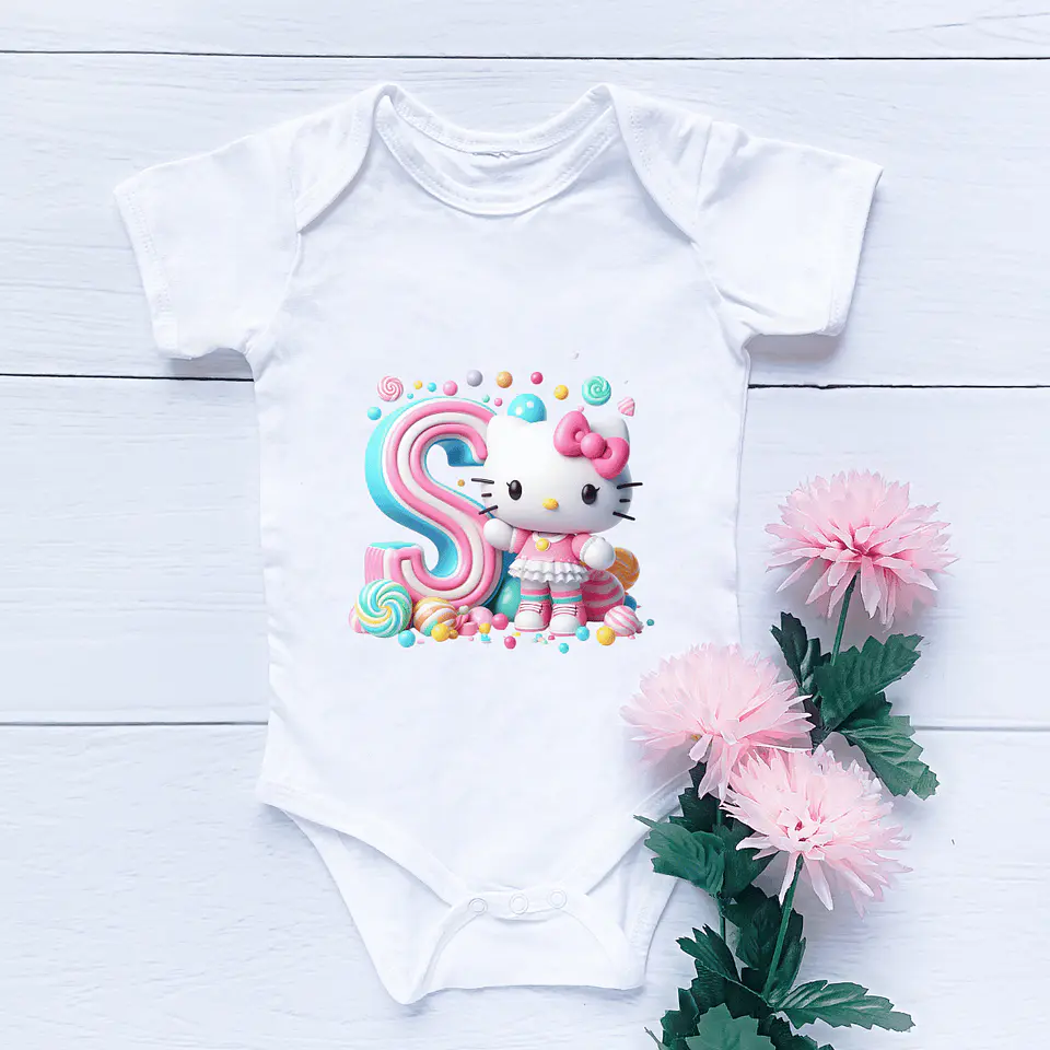 Body Hello Kitty Com Letras 19