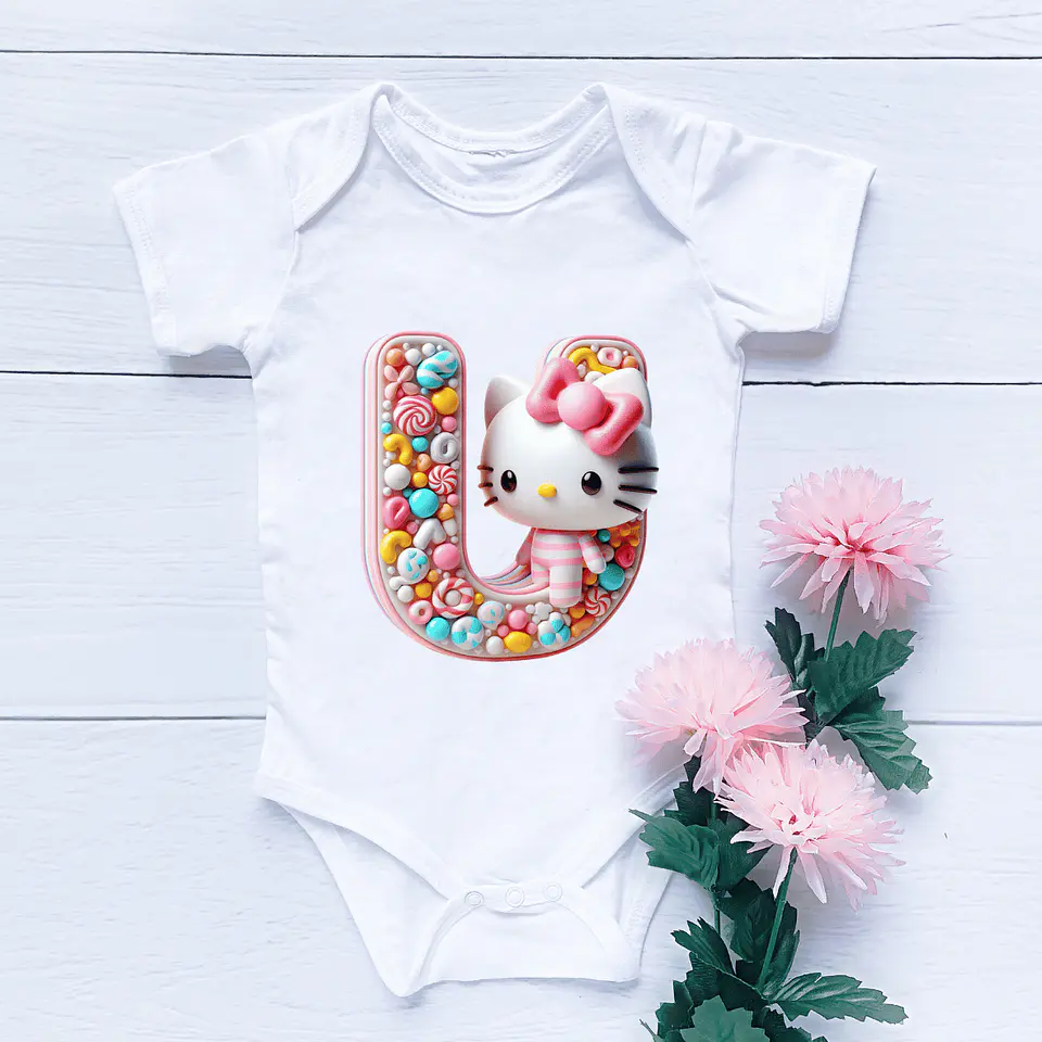 Body Hello Kitty Com Letras 21