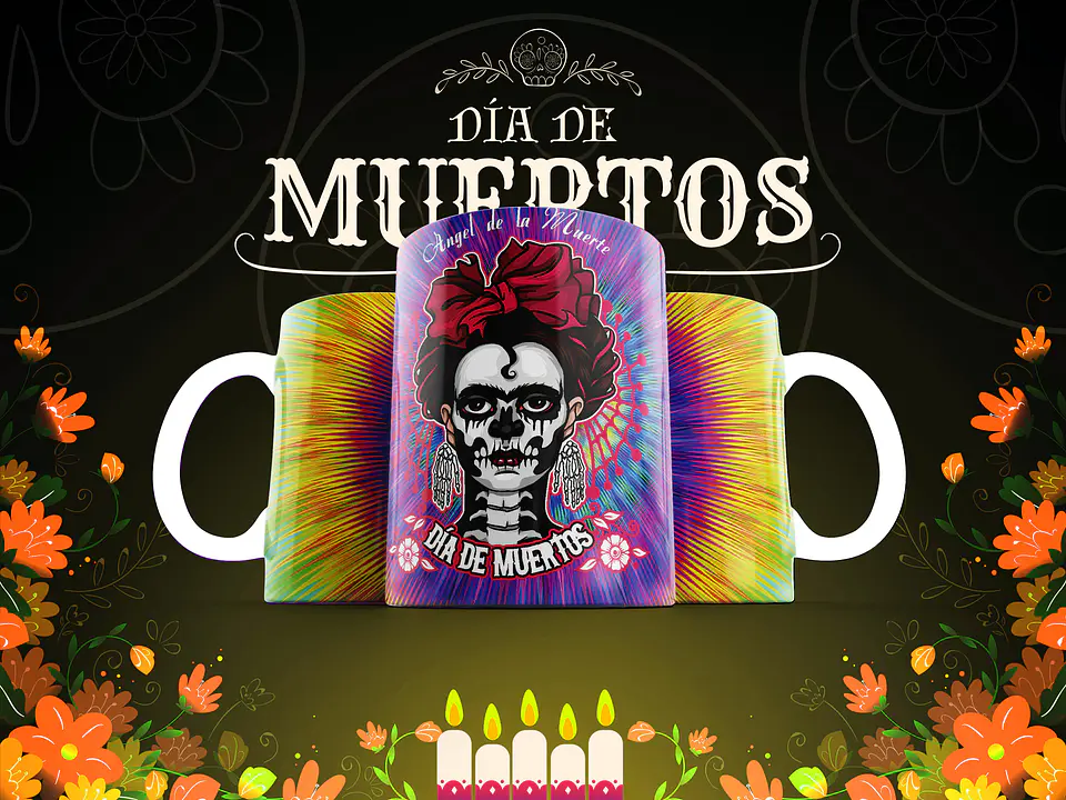 Canecas Caveiras Mexicanas 9