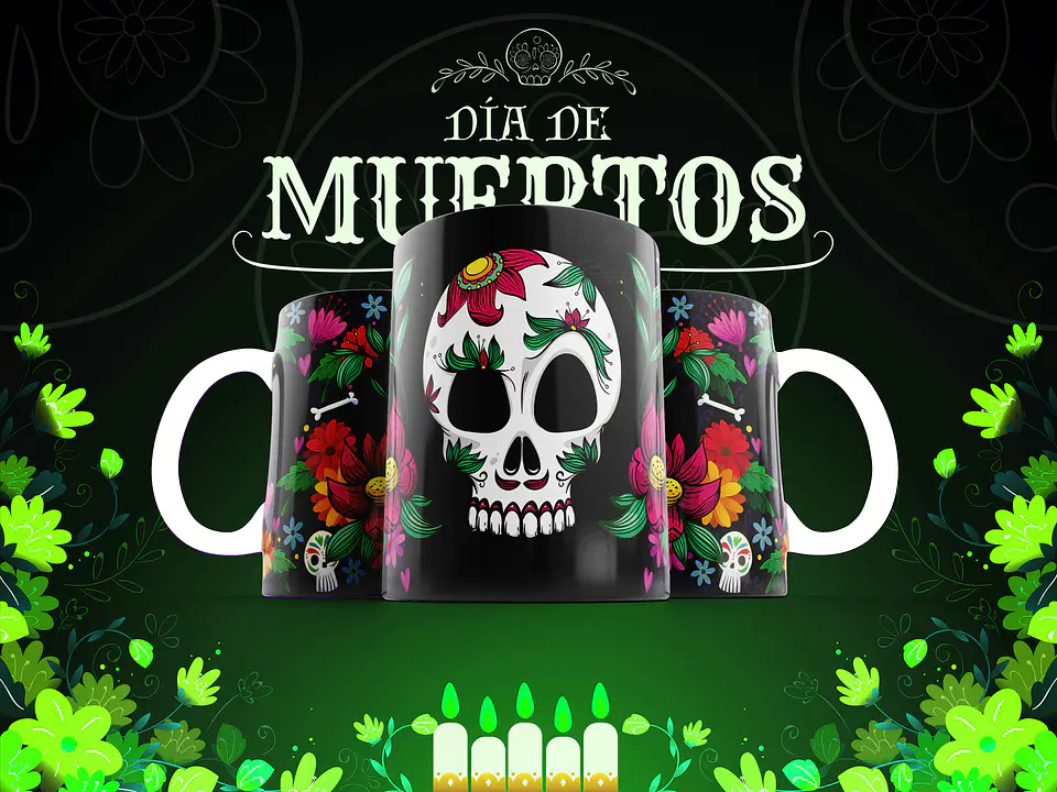 Canecas Caveiras Mexicanas 14