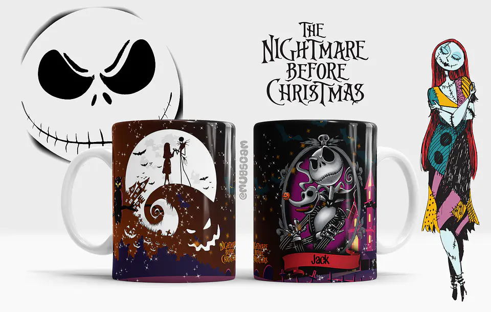 Canecas o estranho mundo de jack Halloween 1