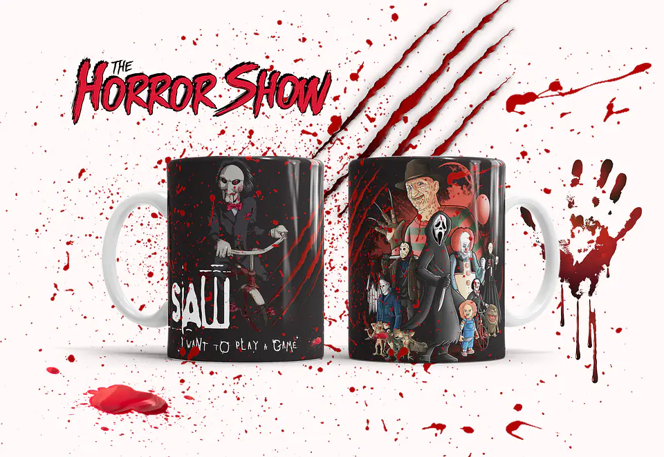 Canecas Filmes de Terror 3
