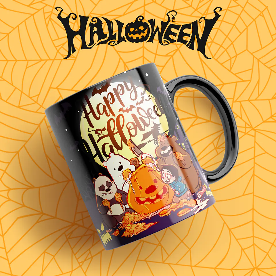 Caneca Monstrinhos Halloween 8