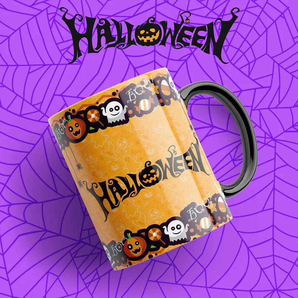 Caneca Monstrinhos Halloween 12