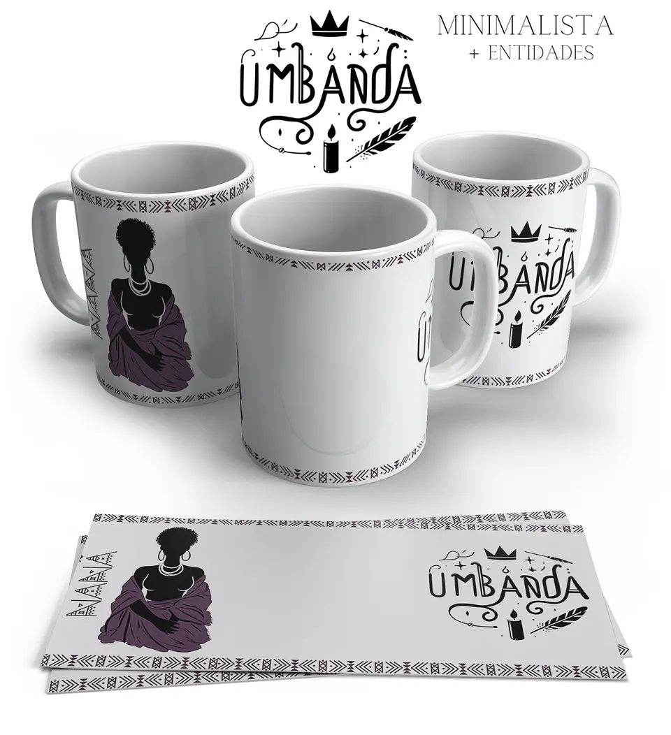 Caneca Umbanda Minimalista 5