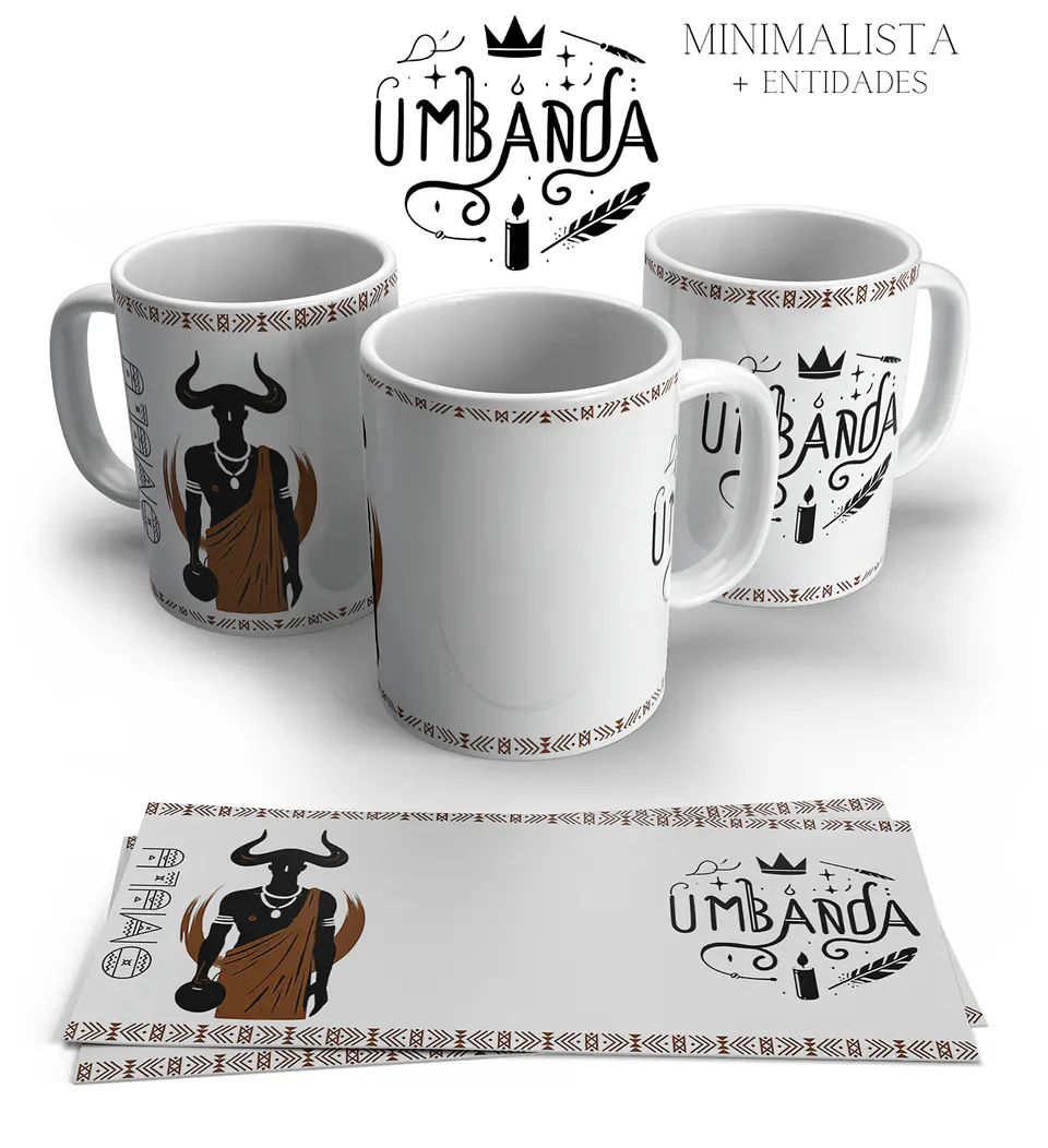 Caneca Umbanda Minimalista 6