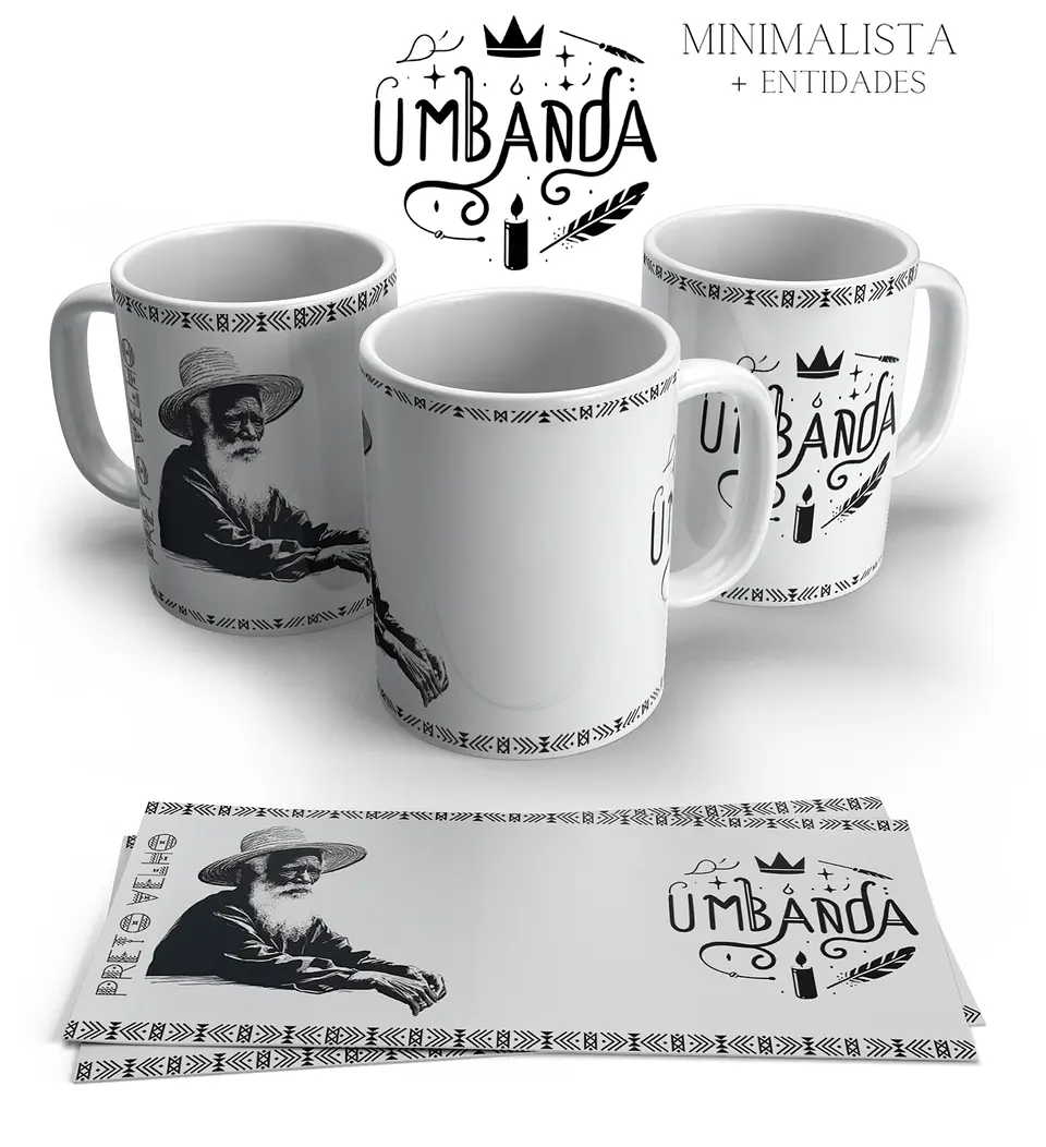 Caneca Umbanda Minimalista 7