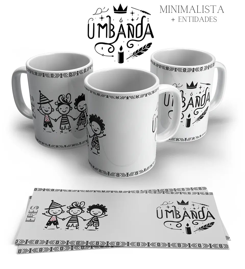 Caneca Umbanda Minimalista 8