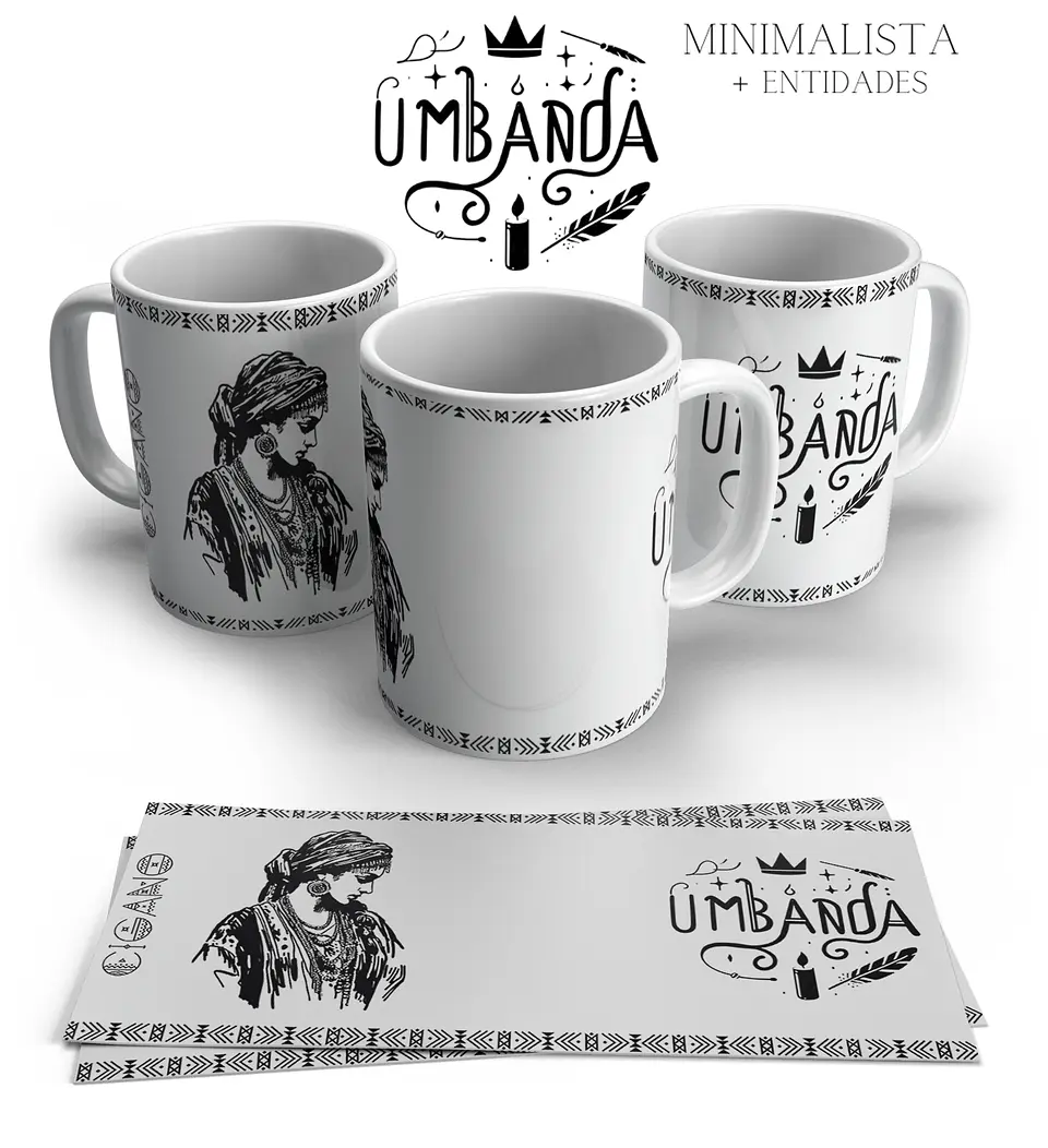 Caneca Umbanda Minimalista 10