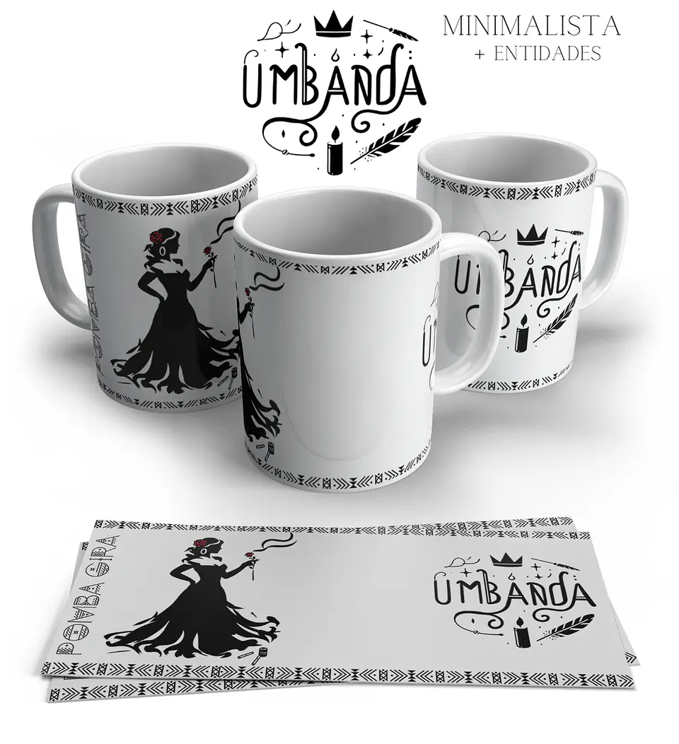 Caneca Umbanda Minimalista 12
