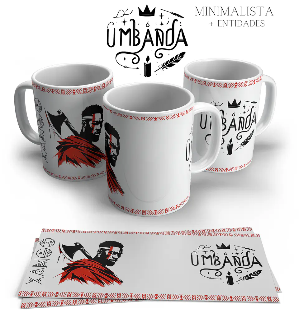 Caneca Umbanda Minimalista 13