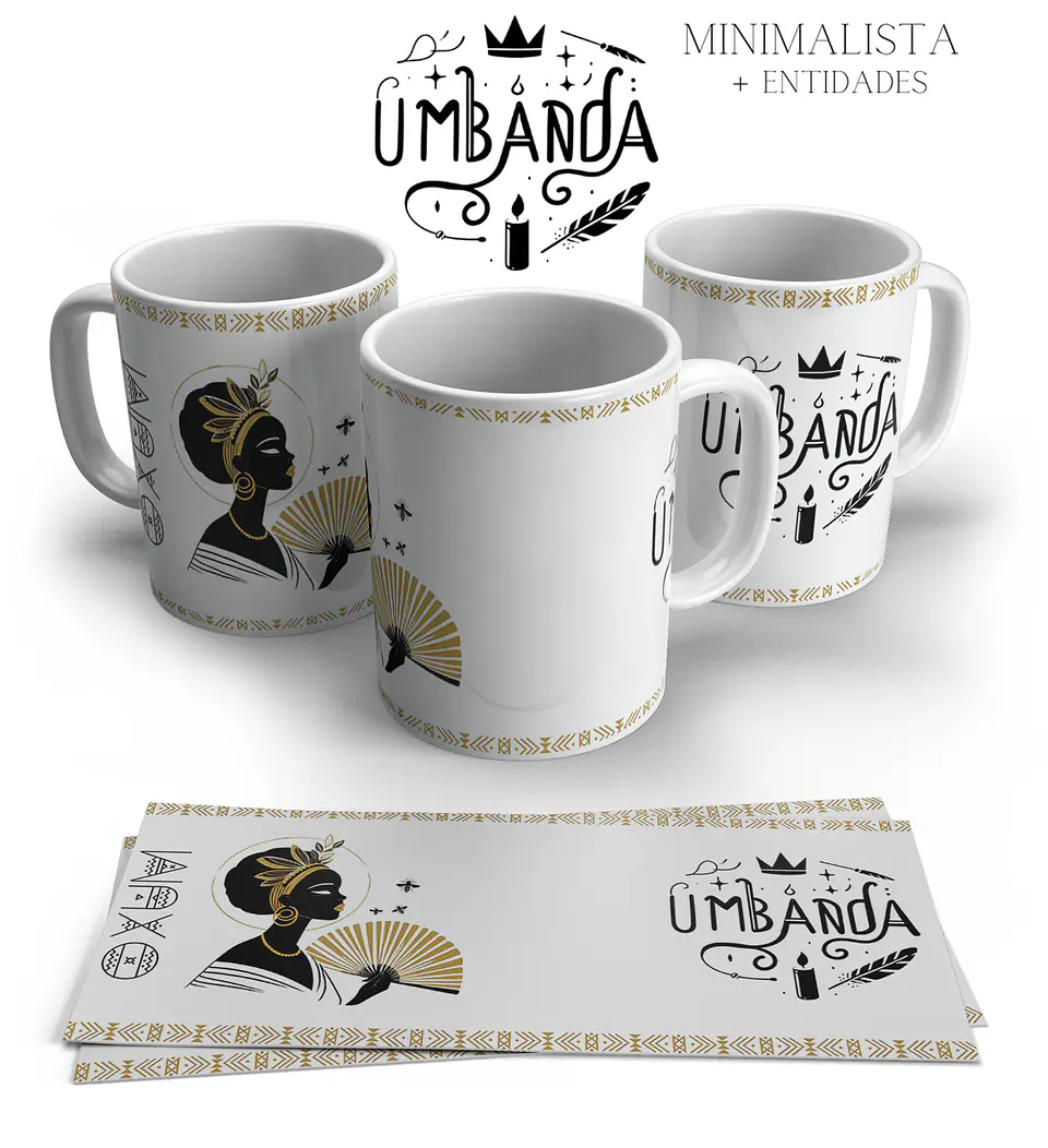 Caneca Umbanda Minimalista 15