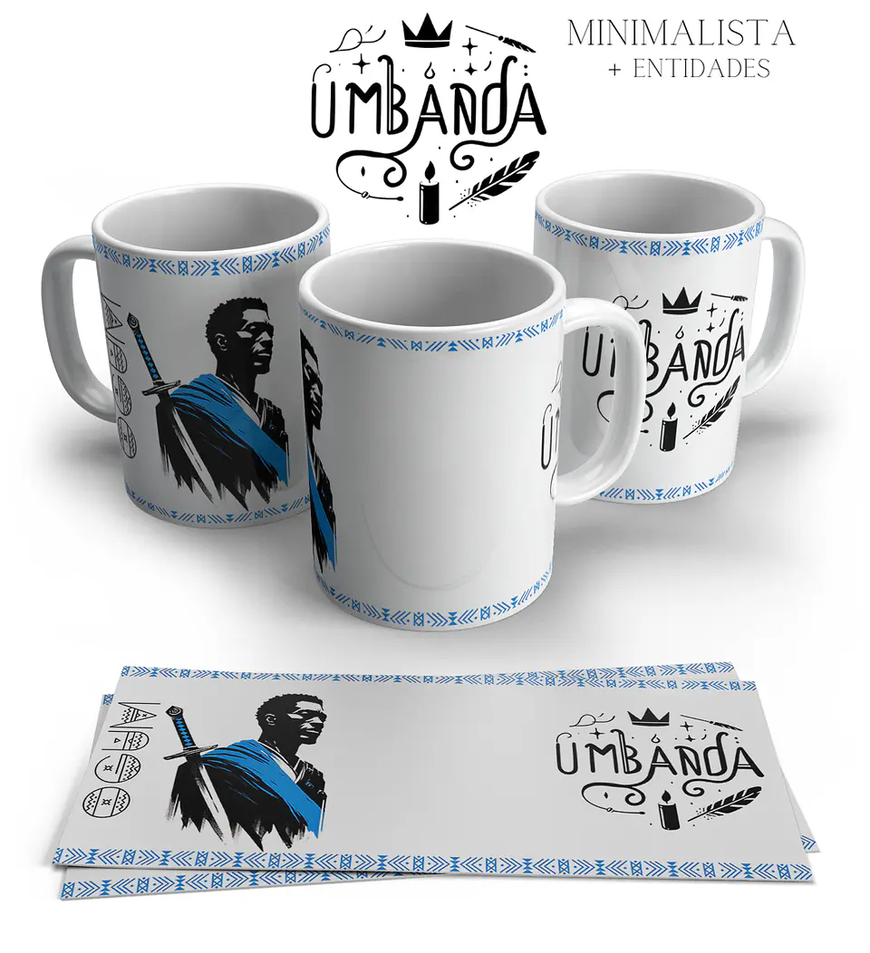 Caneca Umbanda Minimalista 16