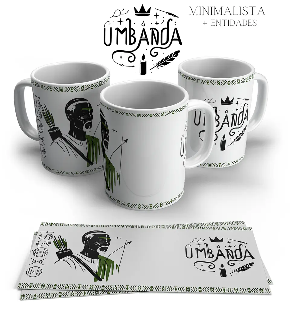 Caneca Umbanda Minimalista 17