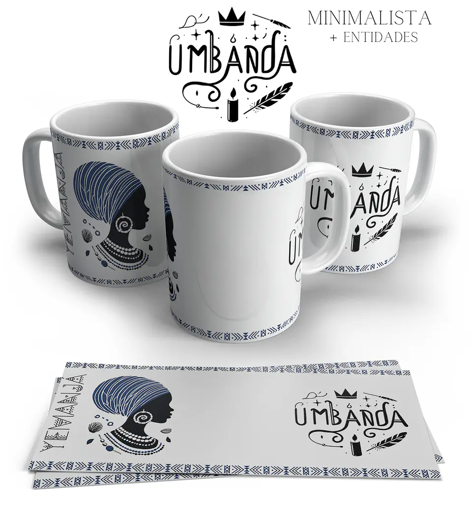 Caneca Umbanda Minimalista 19