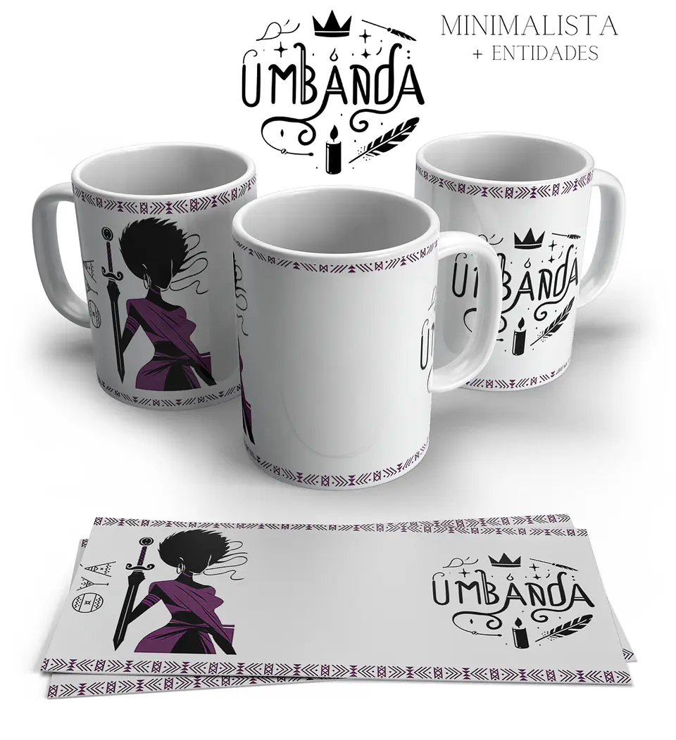 Caneca Umbanda Minimalista 20
