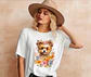 T-shirt de Cães Flores - vignette 3
