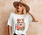 T-shirt de Cães Flores - vignette 8
