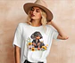 T-shirt de Cães Flores - vignette 20