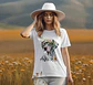 T-shirt de Cães Flores - vignette 22