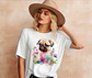 T-shirt de Cães Flores - vignette 28