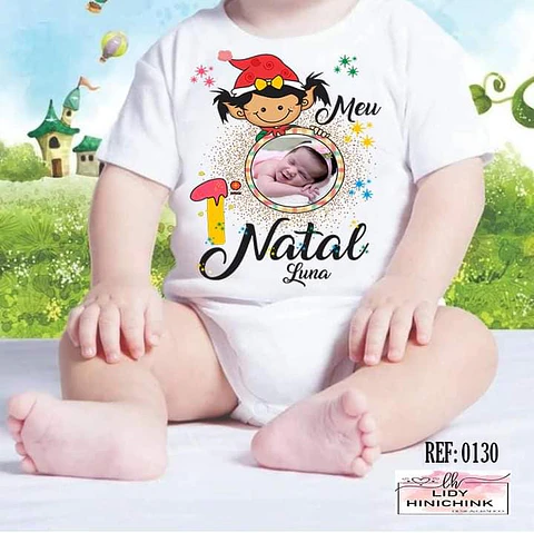 Body Meu primeiro Natal Lidy