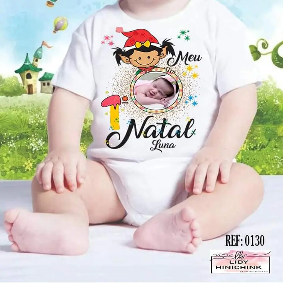 Body Meu primeiro Natal Lidy 1