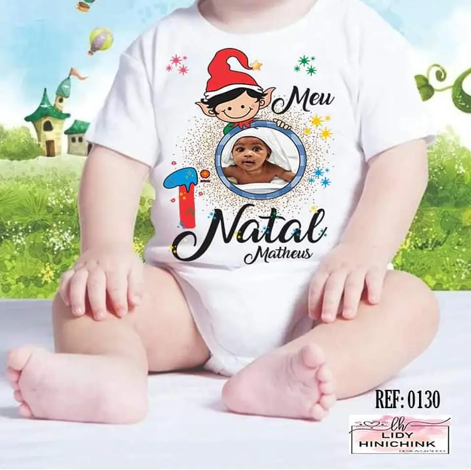 Body Meu primeiro Natal Lidy 4