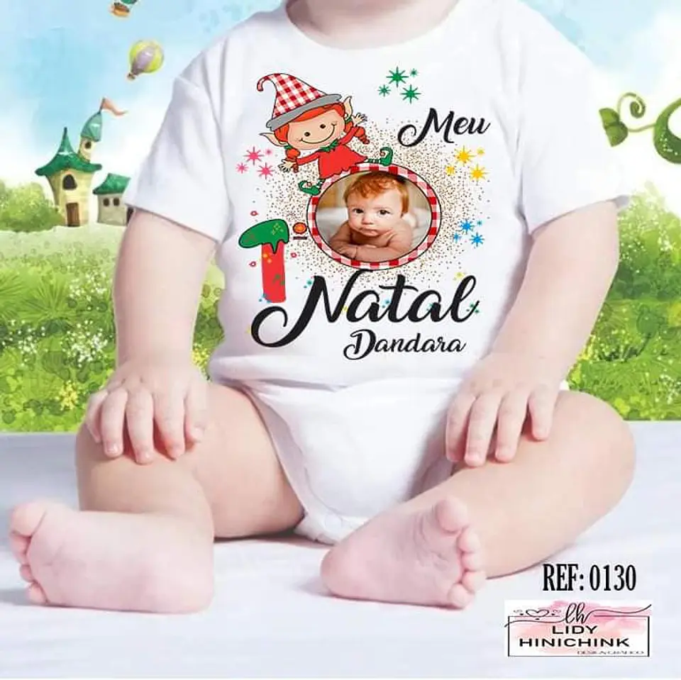 Body Meu primeiro Natal Lidy 5