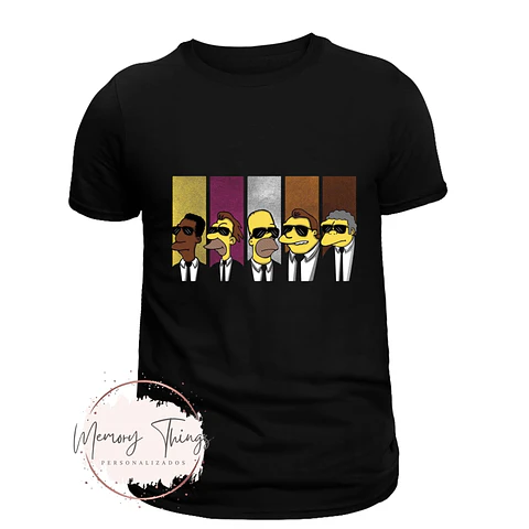 Camiseta de Los Simpsons MIB 