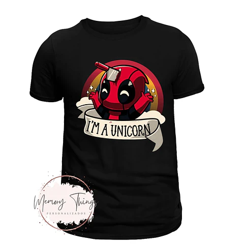 Camiseta de unicornio de Deadpool 
