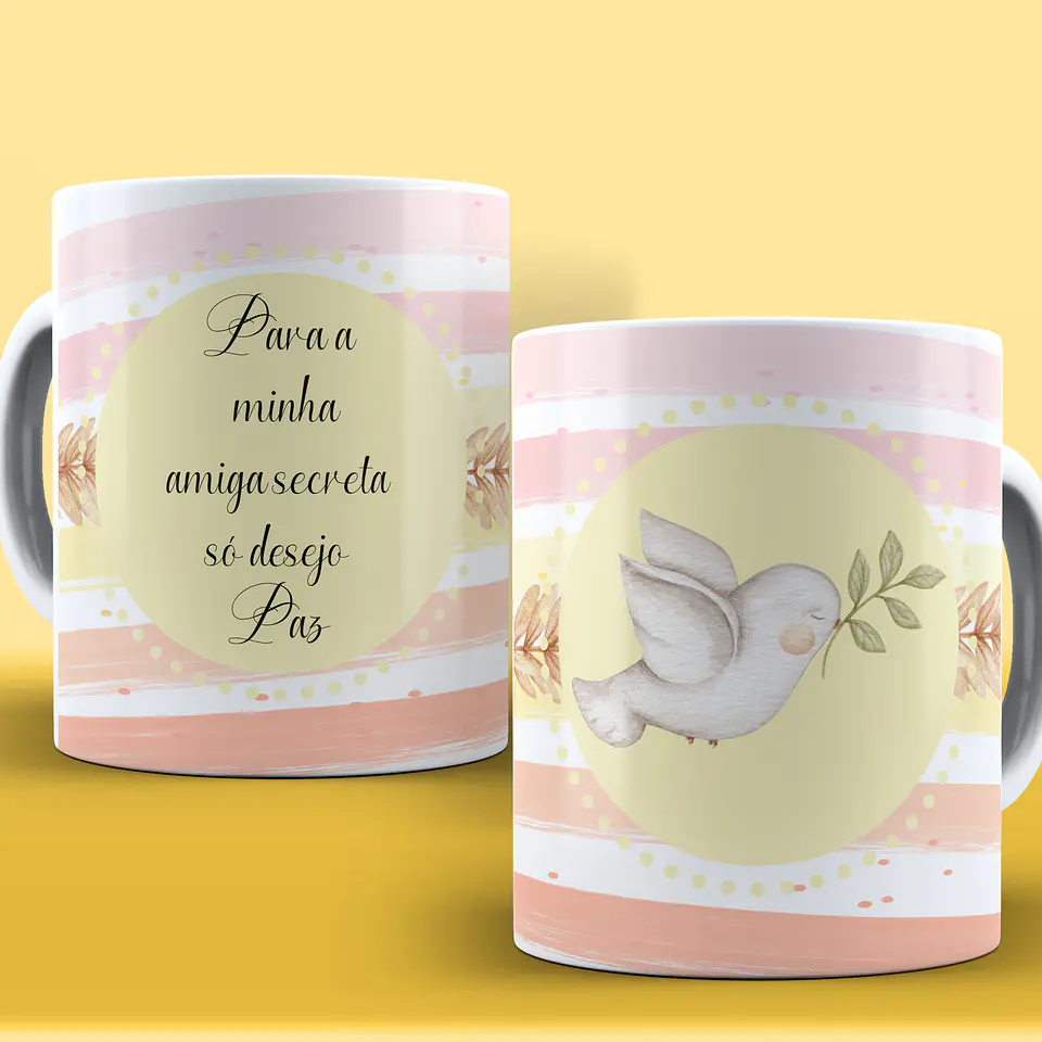Caneca Amigo Secreto Personagens 1