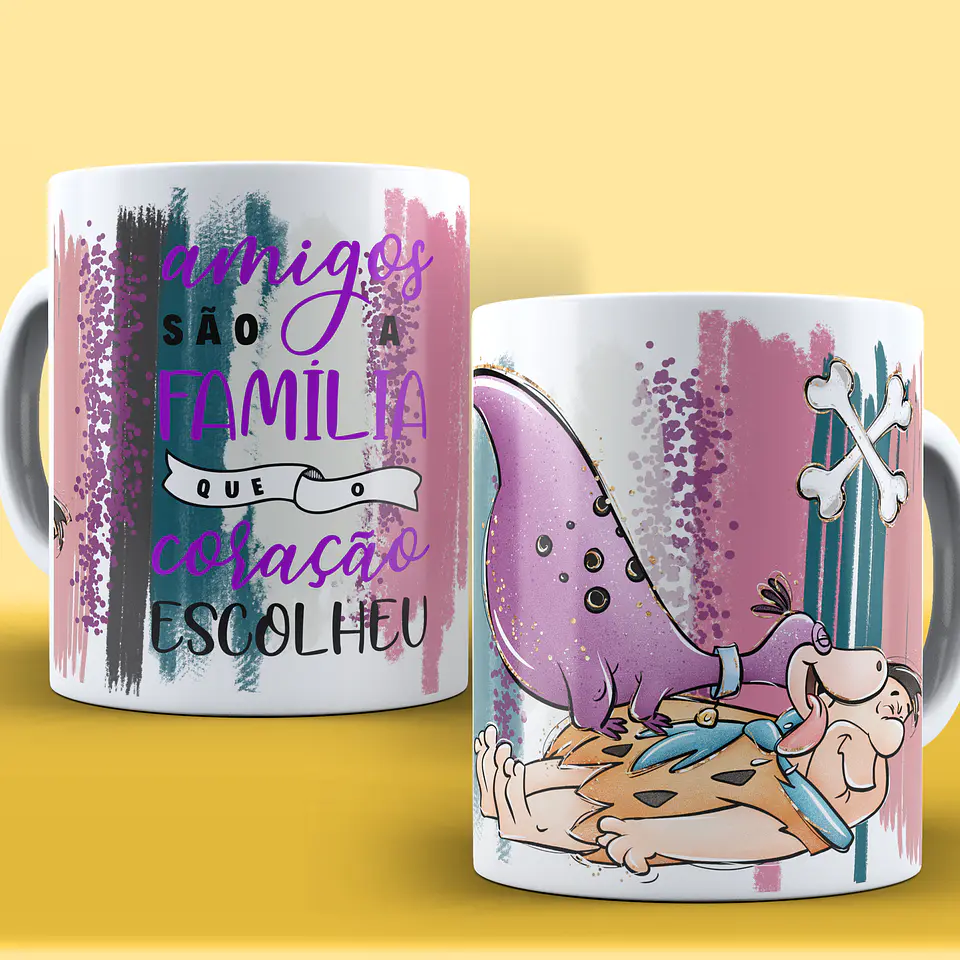Caneca Amigo Secreto Personagens 4