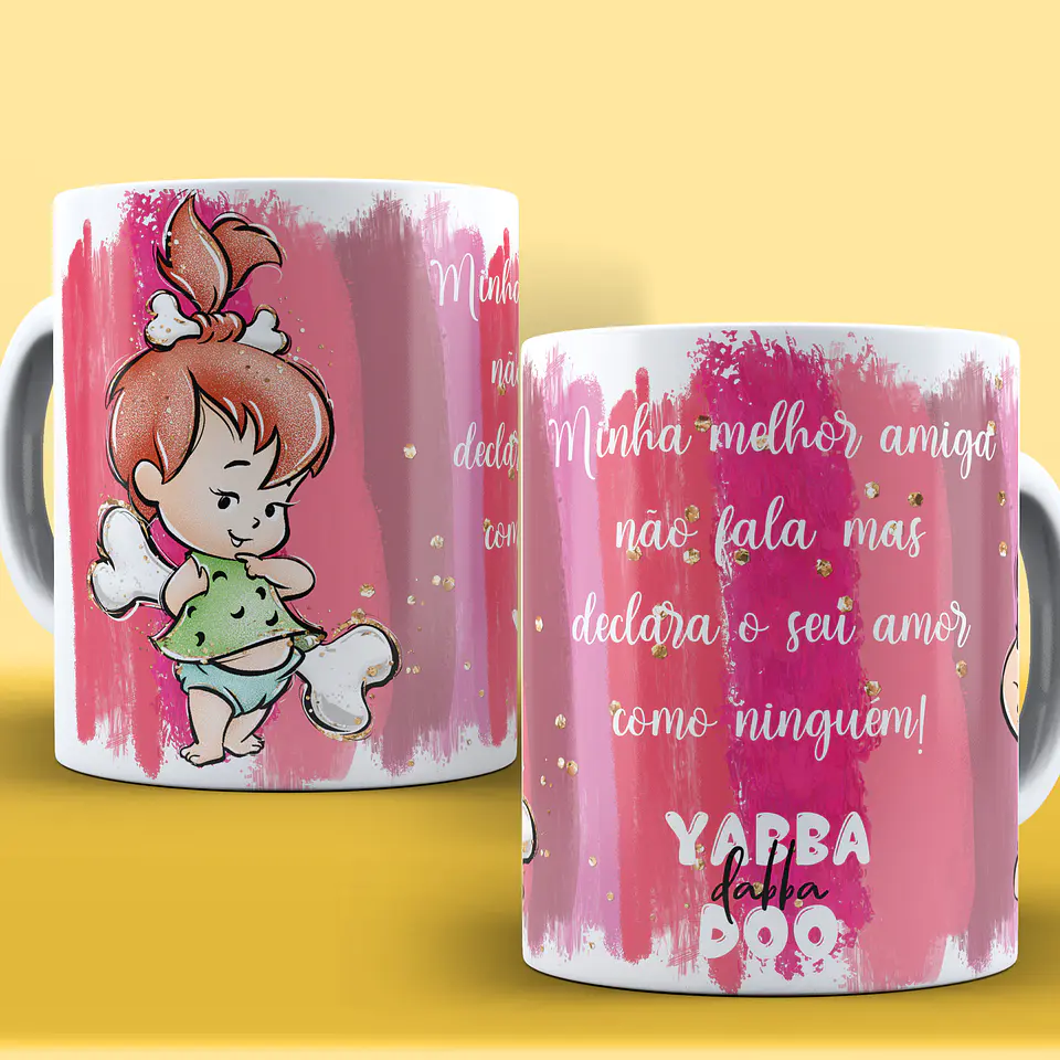 Caneca Amigo Secreto Personagens 5