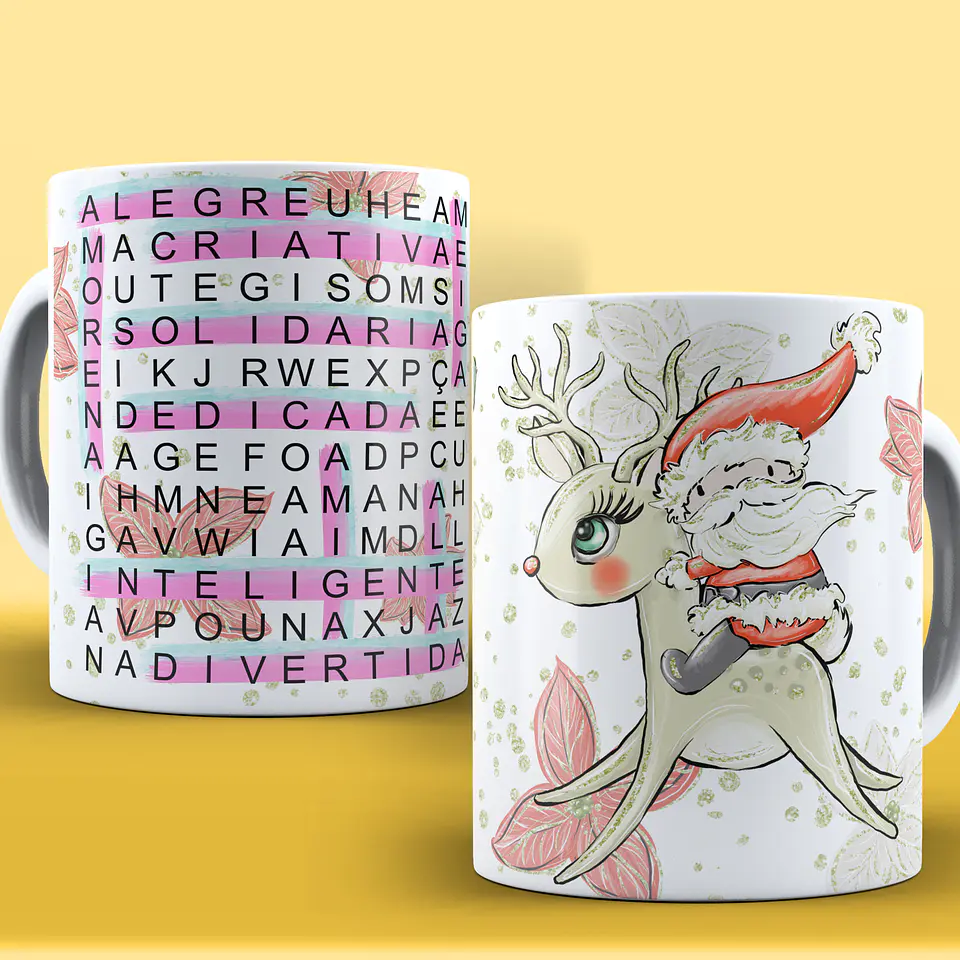 Caneca Amigo Secreto Personagens 13