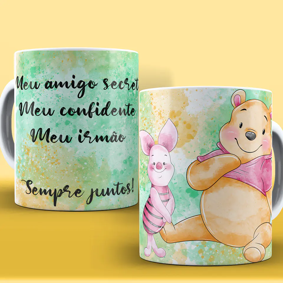 Caneca Amigo Secreto Personagens 15