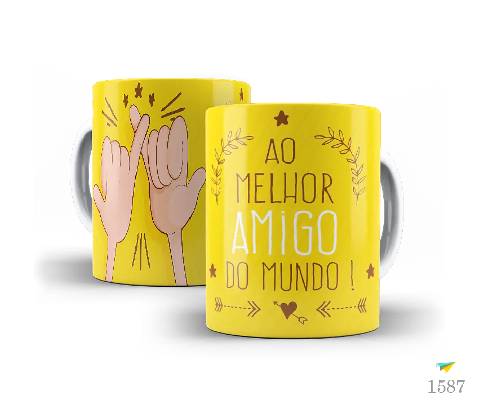 Caneca Amigo Secreto Personagens 2 2