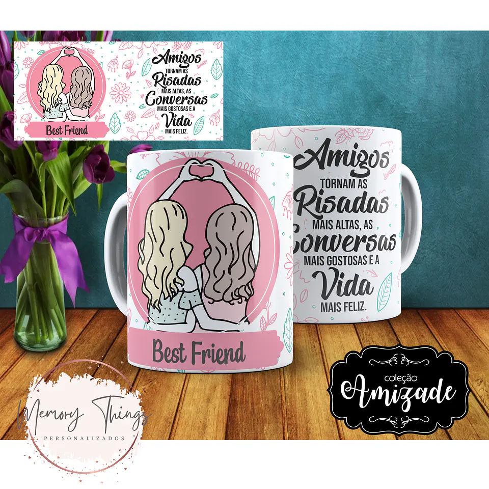 Coleção Caneca Amizade Pack 01 13