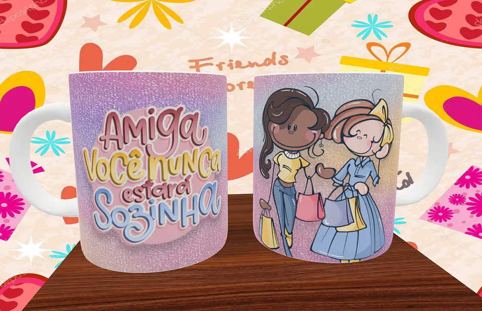 Coleção Caneca Amizade Pack 04 2
