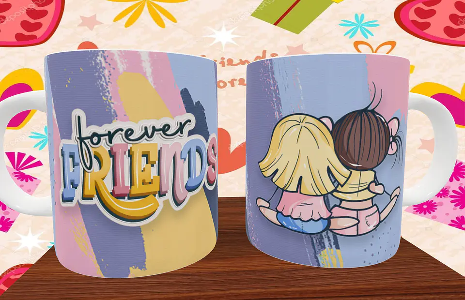 Coleção Caneca Amizade Pack 04 3