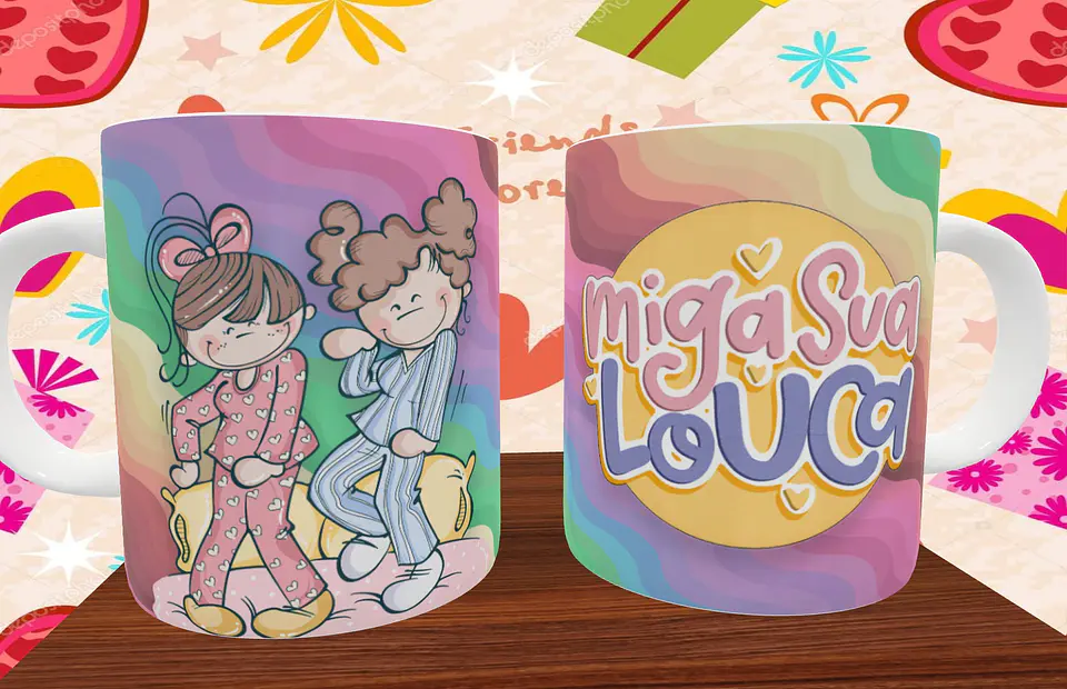 Coleção Caneca Amizade Pack 04 4