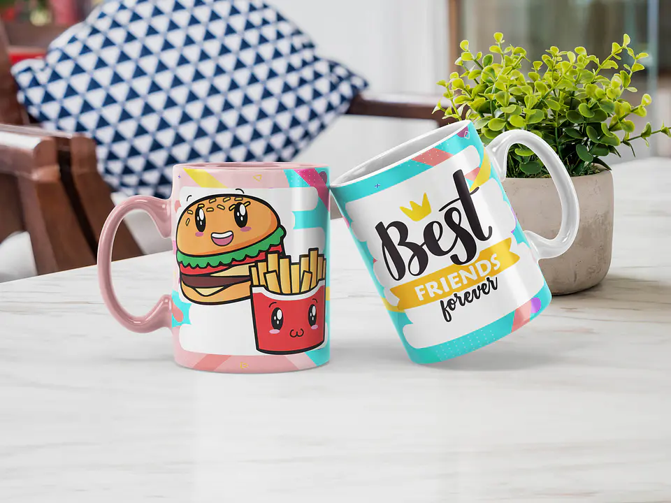 Coleção Caneca Amizade Cute 2