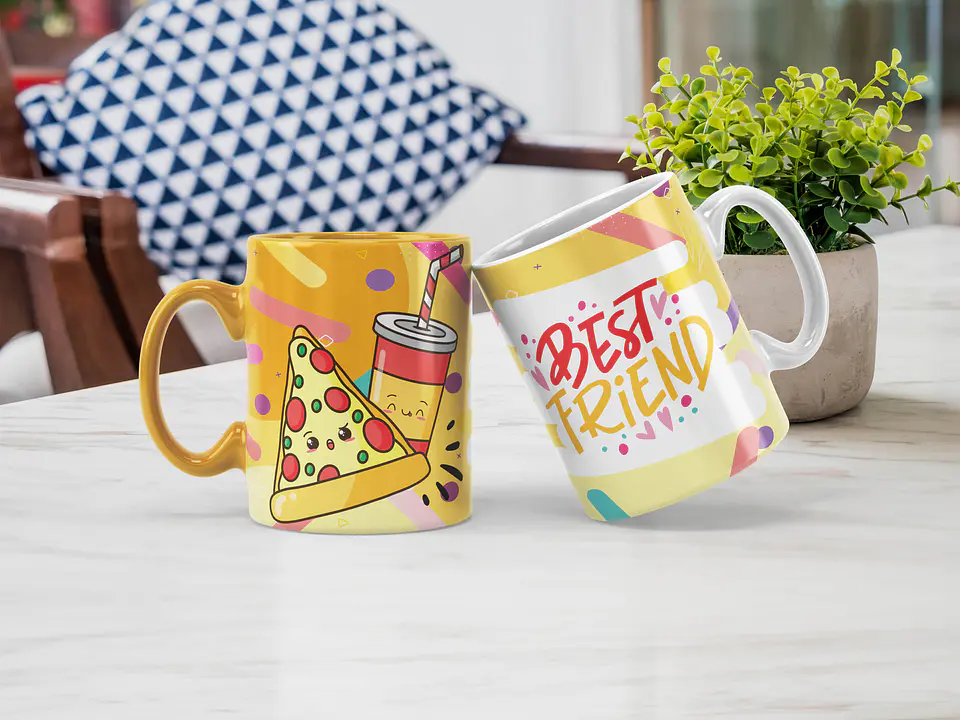 Coleção Caneca Amizade Cute 8