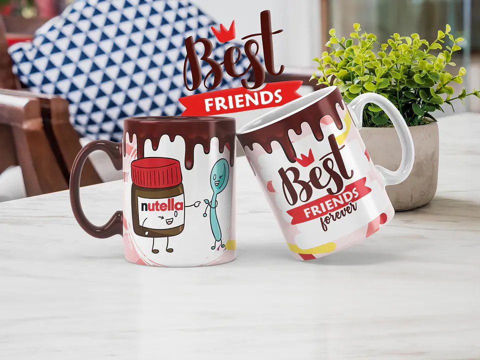 Coleção Caneca Amizade Cute 13