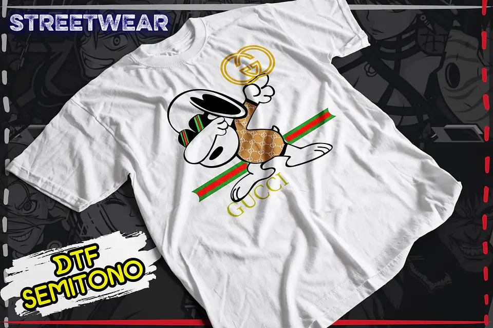 T-shirt Personagens Gucci 1