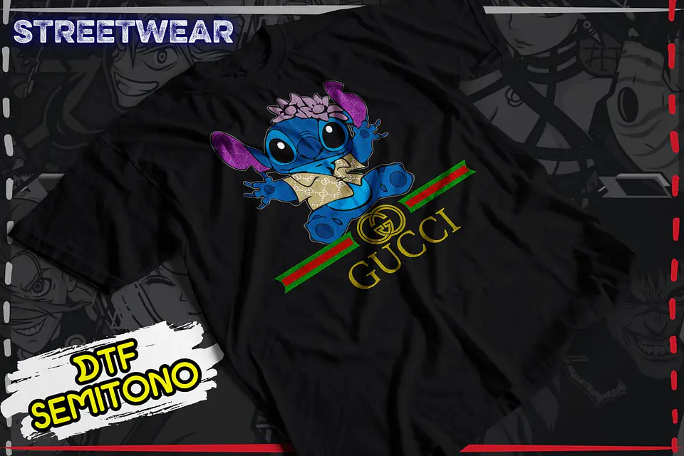T-shirt Personagens Gucci 2