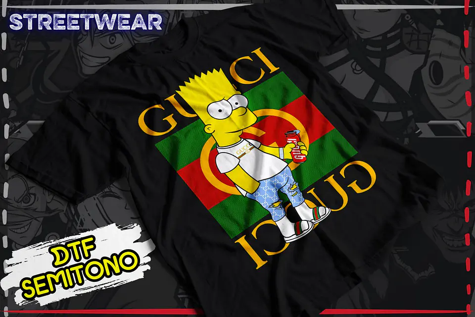 T-shirt Personagens Gucci 4