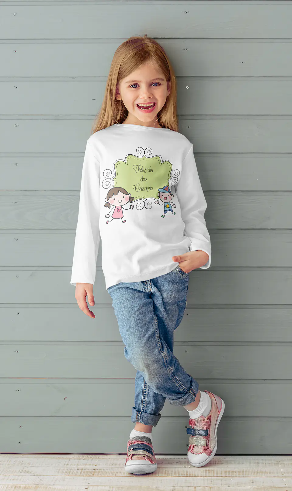 T-shirt Infantil Menina Manga Curta 1